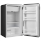 Midea Refrigerator | MDRD142SLE30 | Energy efficiency class Class E | Free standing | Height 83.5 cm | Larder | Fridge net capacity 93 L | 41 dB | Black