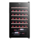 Midea Wine Cooler | MDRW150FGG22W | Energy efficiency class Class G | Free standing | Bottles capacity 34 | Black
