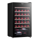 Midea Wine Cooler | MDRW150FGG22W | Energy efficiency class Class G | Free standing | Bottles capacity 34 | Black