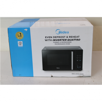 SALE OUT. Midea MMO-AM25VB(BK) Microwave oven, 25 L, Digital control, Black | SALE OUT. Midea Microwave oven | MMO-AM25VB(BK) | Free standing | 25 L | 900 W | Black | DAMAGED PACKAGING