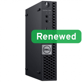 DELL Renewed Grade A | OptiPlex 7060 Micro | Intel Core i5 | i5‑8500T | 8 GB | SSD | 128 GB | Intel UHD Graphics 630 | Windows 11 Pro