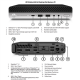 HP Renewed Grade A | EliteDesk 800 G4 | Intel Core i5 | i5-8500T | 8 GB | SSD | 256 GB | Intel UHD Graphics 630 | Windows 11 Pro