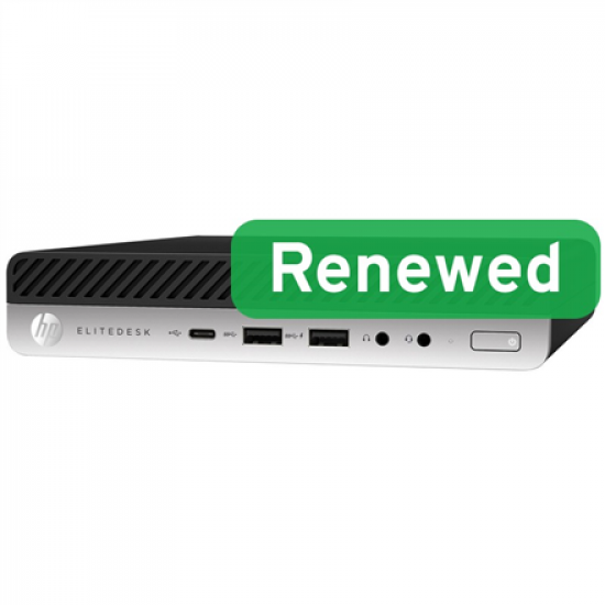 HP Renewed Grade B | EliteDesk 800 G4 | Intel Core i5 | i5-8500T | 8 GB | SSD | 256 GB | Intel UHD Graphics 630 | Windows 11 Pro