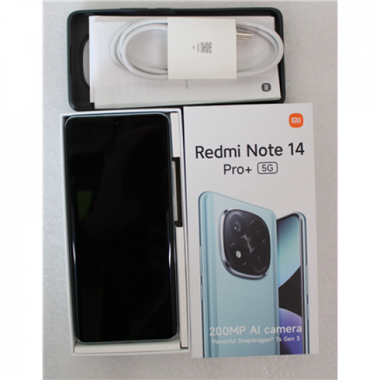 SALE OUT. Xiaomi Redmi Note 14 Pro+ (Frost Blue) Dual SIM 6.67“ AMOLED 1220x2712/2.5GHz&1.8GHz/512GB/12GB RAM/Android 14/5G,MZB0IIWEU | SALE OUT. Xiaomi Redmi | Note 14 Pro+ | Frost Blue | 6.67 