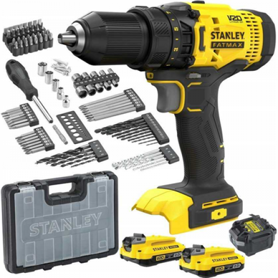 Stanley Screwdriver Kit, 18 V, 2 Ah accumulator | SFMCD700D2A-QW