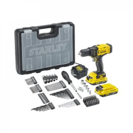 Stanley Screwdriver Kit, 18 V, 2 Ah accumulator | SFMCD700D2A-QW