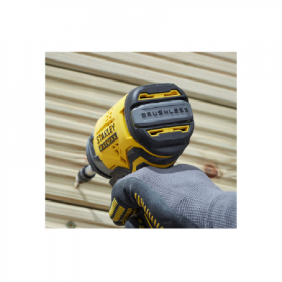 Stanley | 18V V20 Brushless 3-Speed Impact Driver - 2.0Ah Kit | SFMCF820D2K-QW | 18 V | 2.0 Ah | Lithium Ion