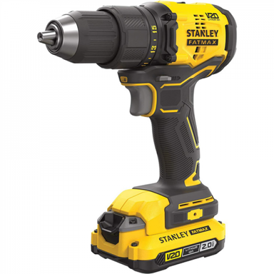 Stanley | 18V V20 Brushless Drill Driver - 2.0Ah Kit | SFMCD710D2K-QW | 18 V | 2.0 Ah | Lithium Ion