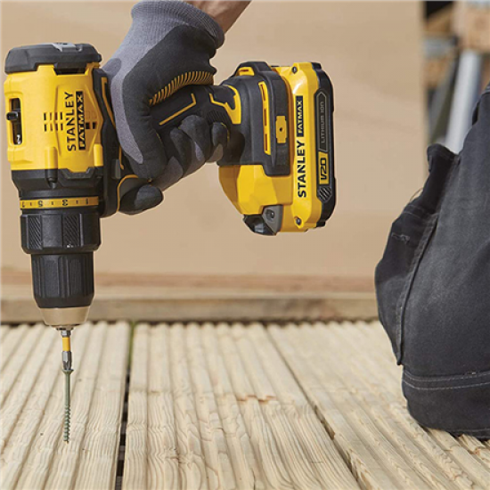 Stanley | 18V V20 Brushless Drill Driver - 2.0Ah Kit | SFMCD710D2K-QW | 18 V | 2.0 Ah | Lithium Ion