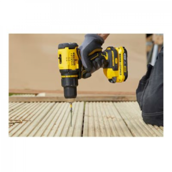 Stanley | 18V V20 Brushless Drill Driver - 2.0Ah Kit | SFMCD710D2K-QW | 18 V | 2.0 Ah | Lithium Ion