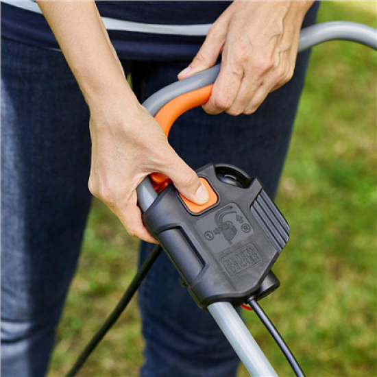 BLACK & DECKER BEMW351-QS Electric Lawn Mower, 1000 W, 32 cm