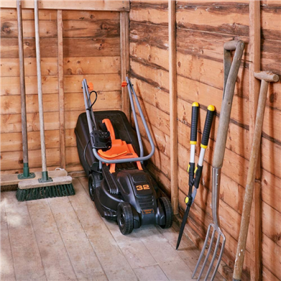 BLACK & DECKER BEMW351-QS Electric Lawn Mower, 1000 W, 32 cm