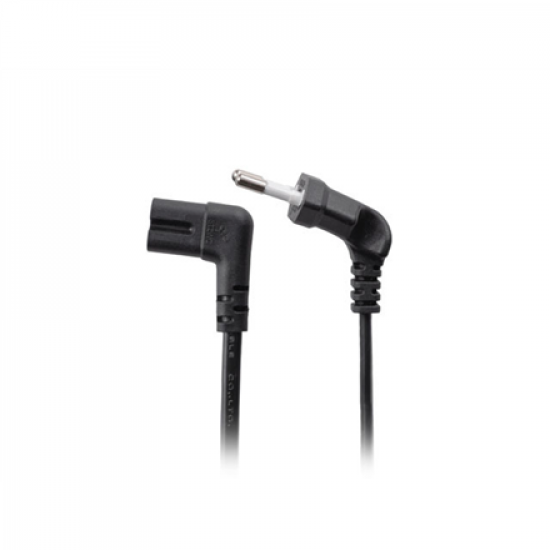 Lanberg CEE 7/16 to EC 320 C7 Euro (radio) power cord 1.8m angled VDE | CA-C7CA-12CC-0018-BK
