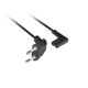 Lanberg CEE 7/16 to EC 320 C7 Euro (radio) power cord 1.8m angled VDE | CA-C7CA-12CC-0018-BK