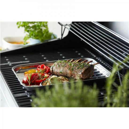 Barbecook | Reusable stainless steel grill pan, 34.5 x 24 x 3 cm | BC-ACC-7079