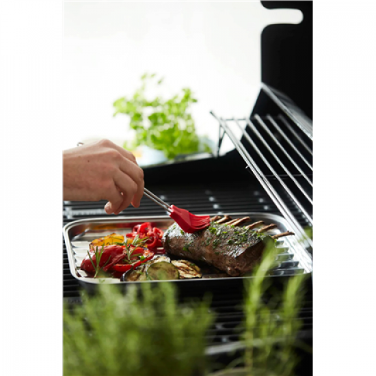 Barbecook | Reusable stainless steel grill pan, 34.5 x 24 x 3 cm | BC-ACC-7079