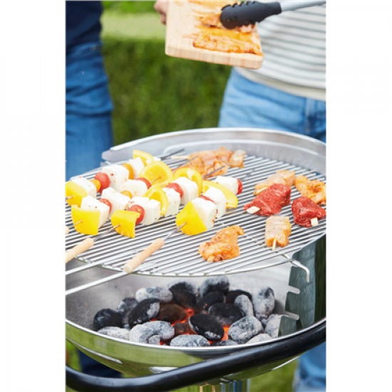 Barbecook Charcoal Barbecue Loewy 50 SST, 51.5 x 56 x 99 cm | BC-CHA-1005 | Silver