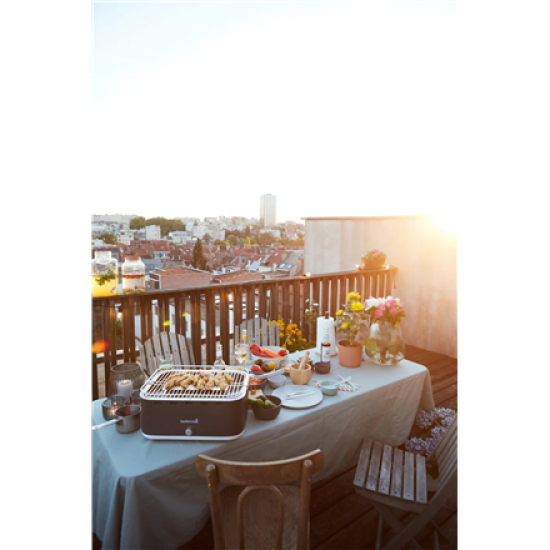 Barbecook Charcoal Table Grill Carlo, 44 x 33 x 21 cm | BC-CHA-1015 | Urban Grey