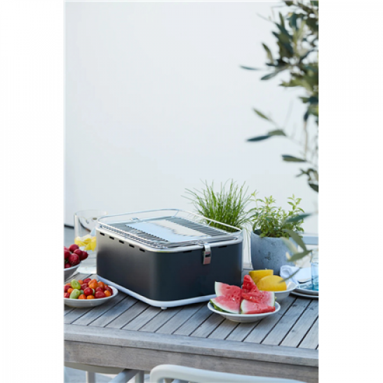 Barbecook Charcoal Table Grill Carlo, 44 x 33 x 21 cm | BC-CHA-1015 | Urban Grey