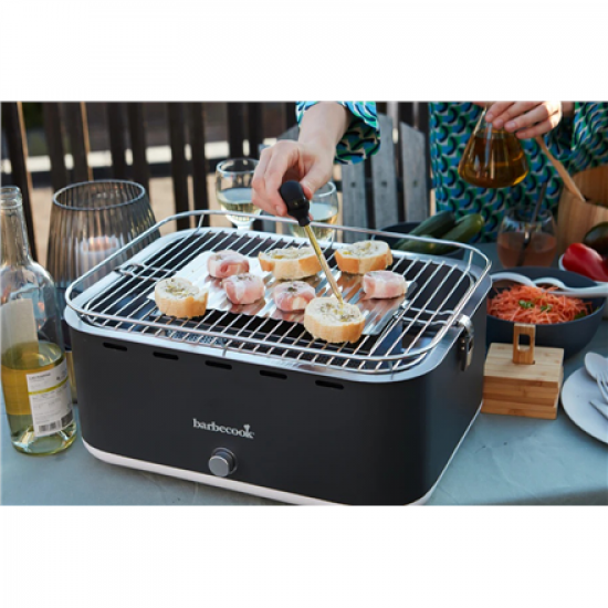 Barbecook Charcoal Table Grill Carlo, 44 x 33 x 21 cm | BC-CHA-1015 | Urban Grey