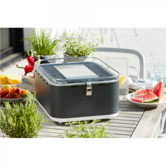 Barbecook Charcoal Table Grill Carlo, 44 x 33 x 21 cm | BC-CHA-1015 | Urban Grey