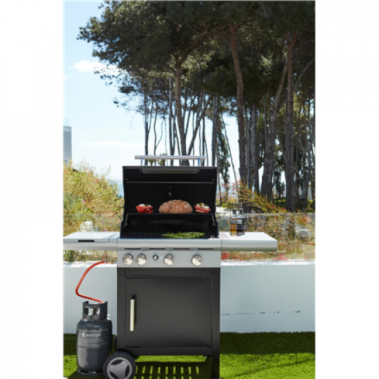 Barbecook Gas Barbecue with Side Burner Spring 3212, 133 x 58 x 115 cm | BC-GAS-2003