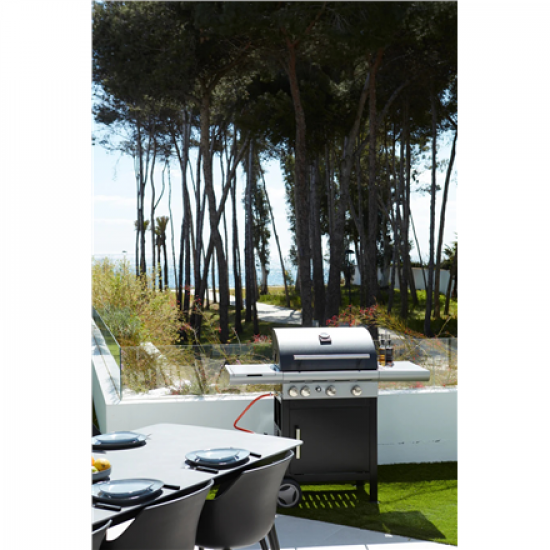 Barbecook Gas Barbecue with Side Burner Spring 3212, 133 x 58 x 115 cm | BC-GAS-2003