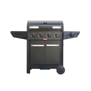 Barbecook Gas Barbecue Luca 412 with Cabinet and Sideburner, 145.4 x 60.3 x 112.3 cm | BC-GAS-3100
