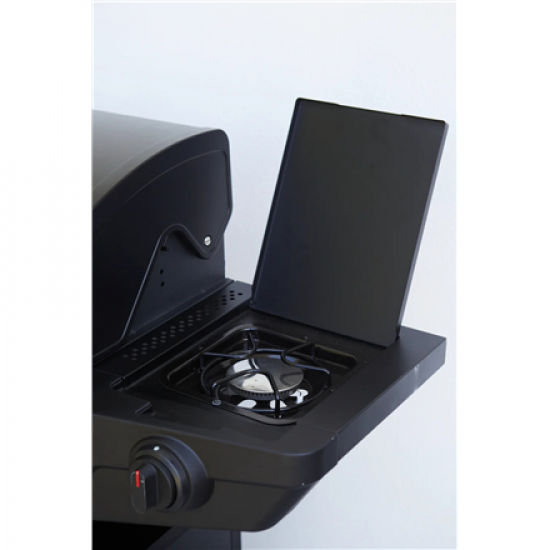 Barbecook Gas Barbecue Luca 412 with Cabinet and Sideburner, 145.4 x 60.3 x 112.3 cm | BC-GAS-3100