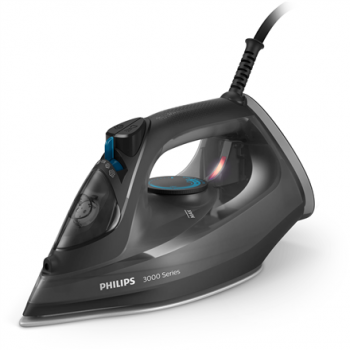 Philips Steam iron | DST3041/80 3000 series | Steam Iron | 2600 W | Continuous steam 40 g/min | Water tank capacity 300 ml | Black | Steam boost performance 200 g/min