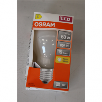 SALE OUT. | Osram Parathom Classic Filament | E27 | 5.9 W | Warm White | DAMAGED PACKAGING | 24 month(s)
