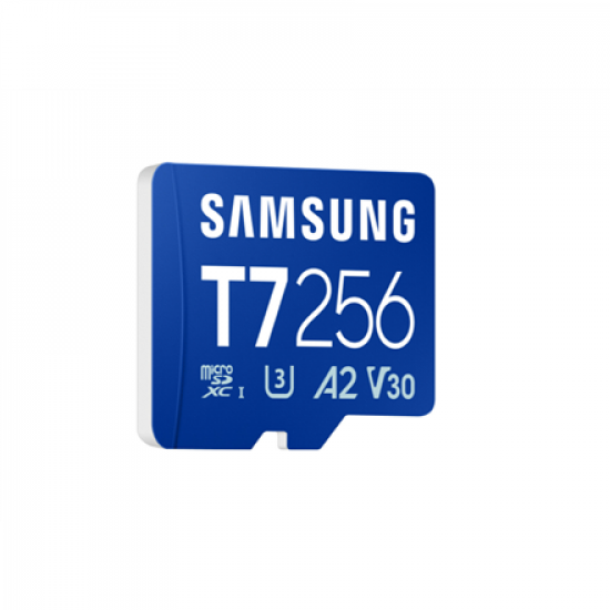 Samsung MicroSD card | T7 | 256 GB | microSDXC | Flash memory class U3, V30, A2