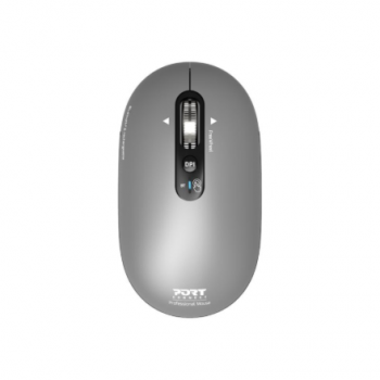 PORT CONNECT Mouse | PURE MAC | Wireless | Bluetooth | Gris clair