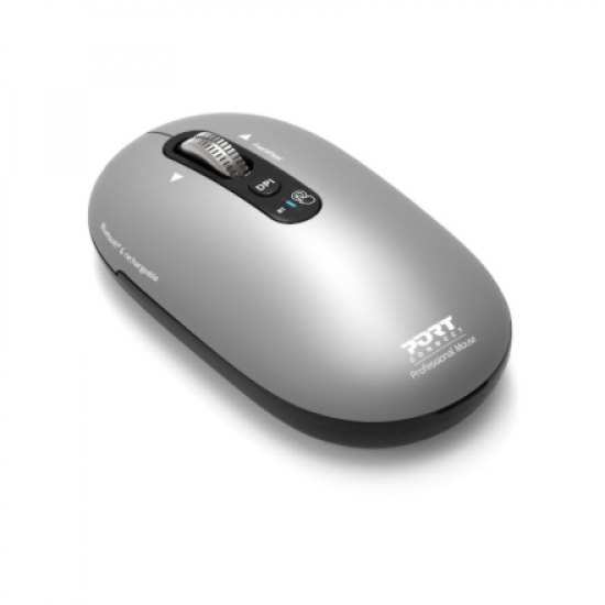 PORT CONNECT Mouse | PURE MAC | Wireless | Bluetooth | Gris clair