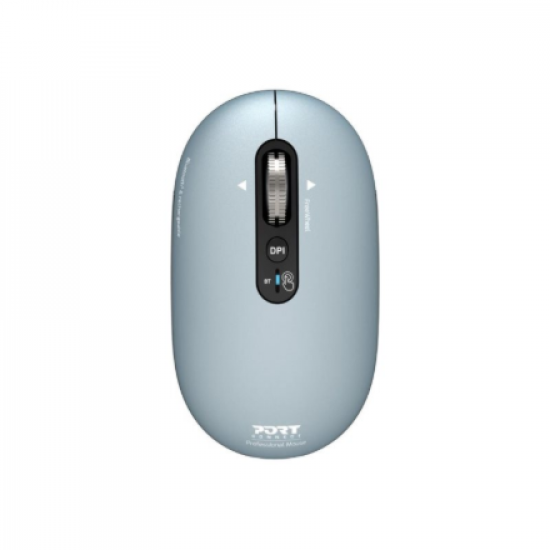 PORT CONNECT Mouse | PURE MAC | Wireless | Bluetooth | Pastel Blue