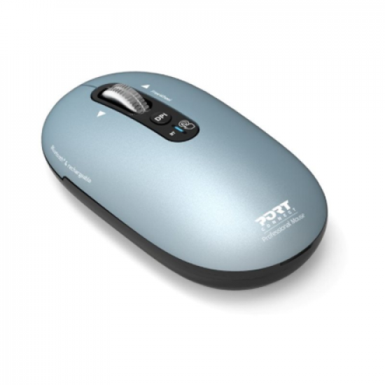 PORT CONNECT Mouse | PURE MAC | Wireless | Bluetooth | Pastel Blue