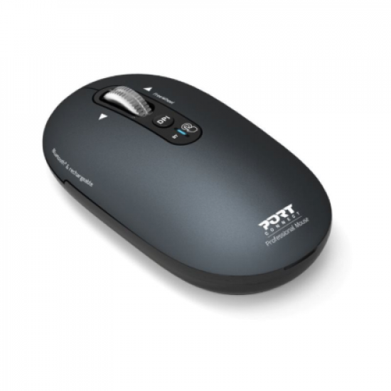 PORT CONNECT Mouse | PURE MAC | Wireless | Bluetooth | Gray