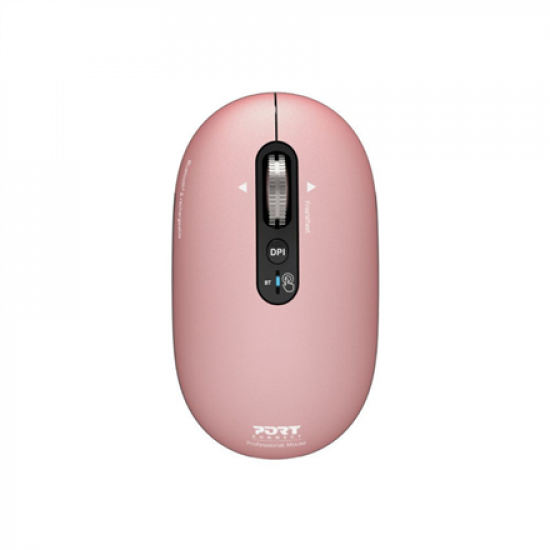 PORT CONNECT Mouse | PURE MAC | Wireless | Bluetooth | Pink