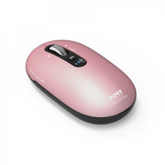 PORT CONNECT Mouse | PURE MAC | Wireless | Bluetooth | Pink