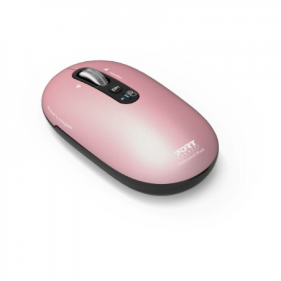 PORT CONNECT Mouse | PURE MAC | Wireless | Bluetooth | Pink