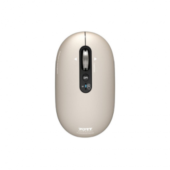 PORT CONNECT Mouse | PURE MAC | Wireless | Bluetooth | Beige Perle