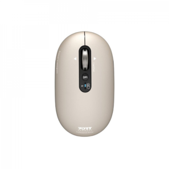 PORT CONNECT Mouse | PURE MAC | Wireless | Bluetooth | Beige Perle