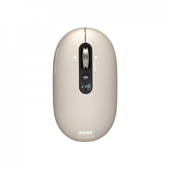 PORT CONNECT Mouse | PURE MAC | Wireless | Bluetooth | Beige Perle
