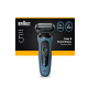 Braun Shaver | Series 5 52-A1000s | Operating time (max) 50 min | Wet & Dry | Lithium Ion | Blue/Black
