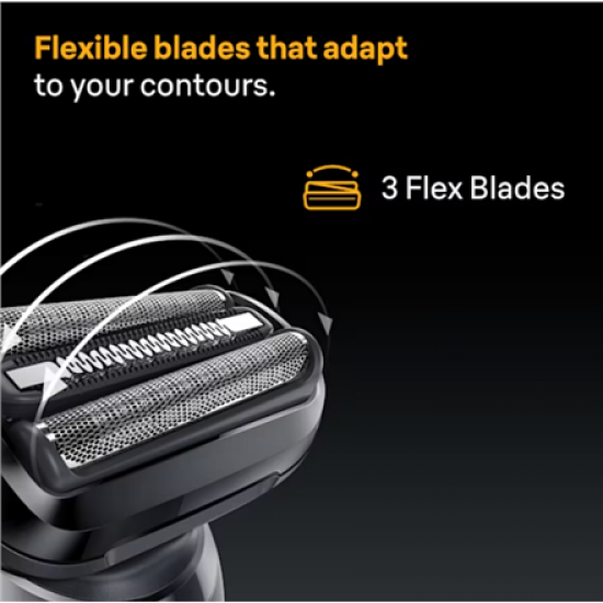 Braun Shaver | Series 5 52-A1000s | Operating time (max) 50 min | Wet & Dry | Lithium Ion | Blue/Black