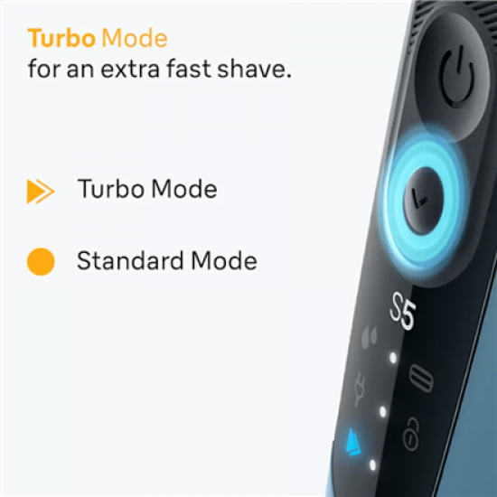 Braun Shaver | Series 5 52-A1000s | Operating time (max) 50 min | Wet & Dry | Lithium Ion | Blue/Black