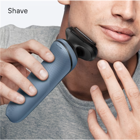 Braun Shaver | Series 5 52-A1000s | Operating time (max) 50 min | Wet & Dry | Lithium Ion | Blue/Black