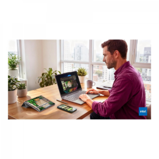 Lenovo ThinkBook 14 2-in-1 Gen 6 14 WUXGA Touch ULT5-325/16GB/512GB/Intel Graphics/WIN11 Pro/ENG Backlit kbd/Luna Grey/2Y Warranty