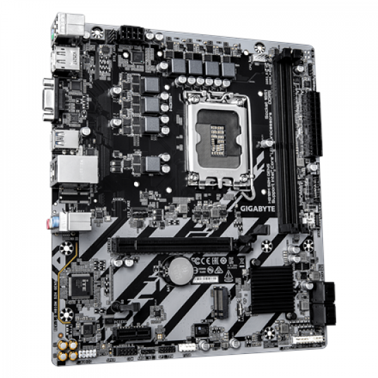 Gigabyte H810M S2H GEN5 | Processor family Intel | Processor socket LGA1851 | DDR5 | Supported hard disk drive interfaces SATA, M.2 | Number of SATA connectors 4