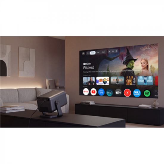 Philips NeoPix 760 Smart Projector | Full HD (1920x1080) | 800 ANSI lumens | Black | Wi-Fi